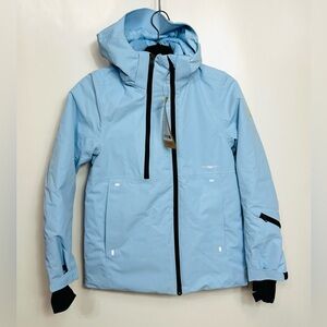 NWT Reima Tec winter Ski Kids jacket Perille waterproof Color Frozen Blue Sz 12Y